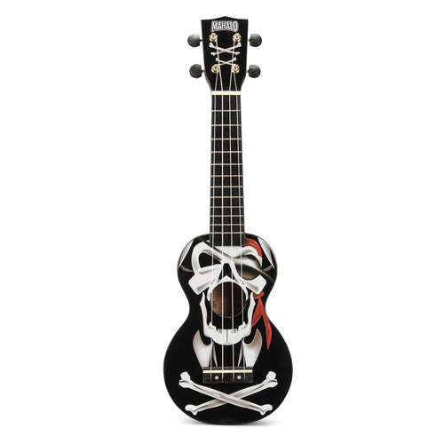 Mahalo Art Series Soprano Ukulele - Pirate (Black)