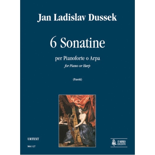 6 Sonatinas For Piano Or Harp Book