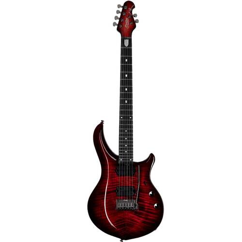 Sterling by Music Man SBMM Majesty MAJ200X Flame Maple, Royal Red Electric Guitar