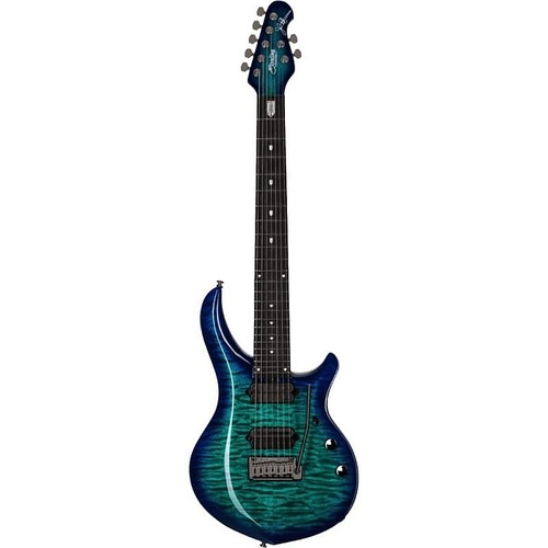 Sterling by Music Man SBMM Majesty MAJ270X Quilted Maple, Cerulean Paradise Electric Guitar