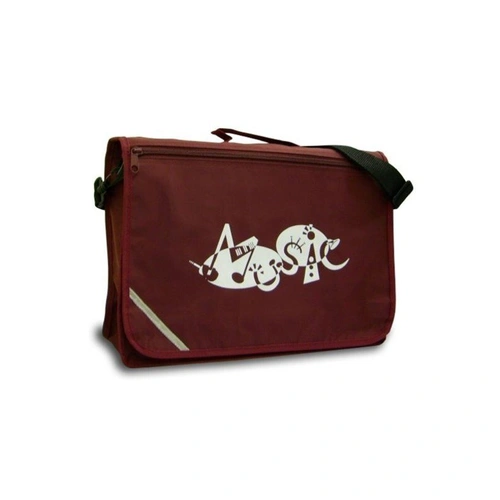 Mapac Excel Music Bag Maroon with Pockets and Detachable Shoulder Strap