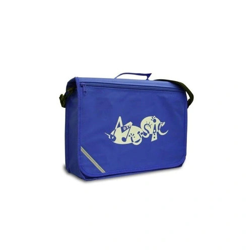 Mapac Excel Music Bag Royal Blue 37x27cm with Gusset and Reflective Strip