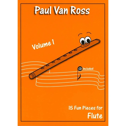 Van Ross 15 Fun Pieces for Flute Vol 1 BK/CD