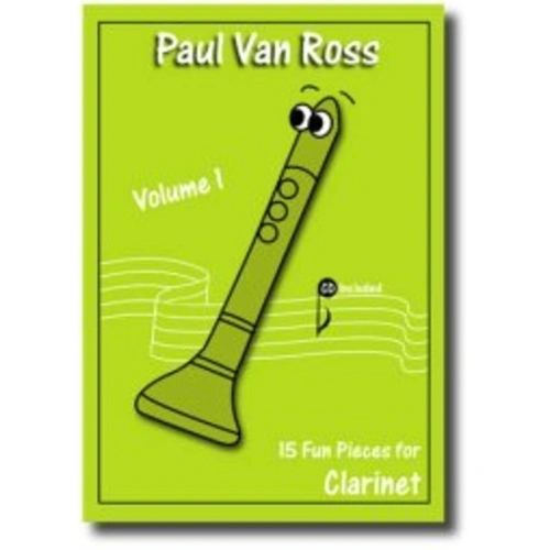 Van Ross 15 Fun Pieces for Clarinet Vol 1 BK/CD