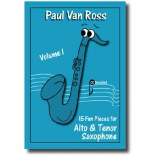 Fun Pieces 15 Alto/Tenor Sax Book 1 Book/CD Book