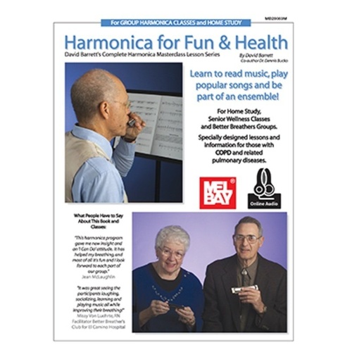Harmonica for Fun and Health Book with CD