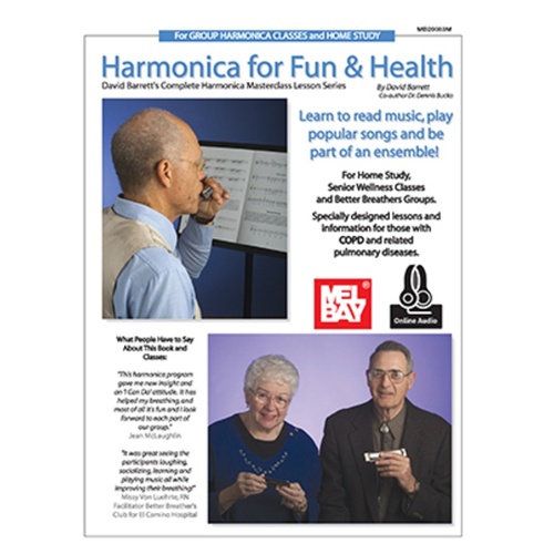 Harmonica For Fun And Health Softcover Book/CD
