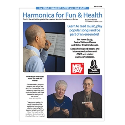 Harmonica for Fun and Health Book with CD