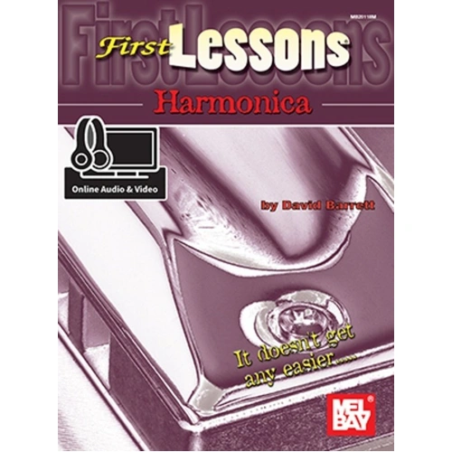 First Lessons Harmonica Book, CD & DVD by Mel Bay Publications