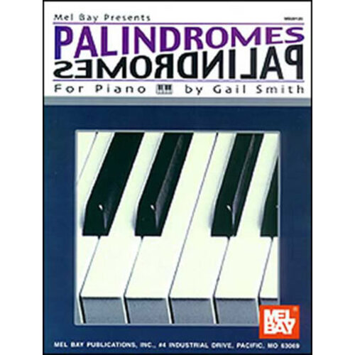 Palindromes For Piano Book