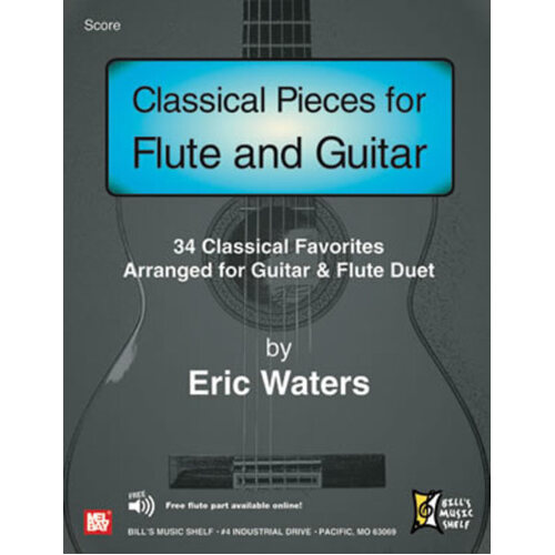 Classical Pieces For Flute And Guitar Book