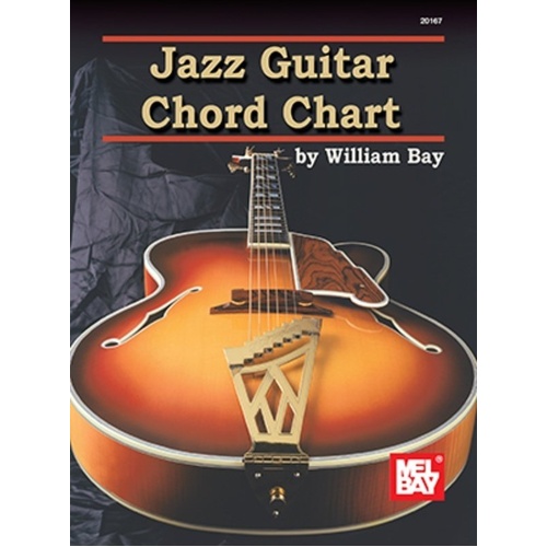 Jazz Guitar Chord Chart by Mel Bay Publications - 4 Pages