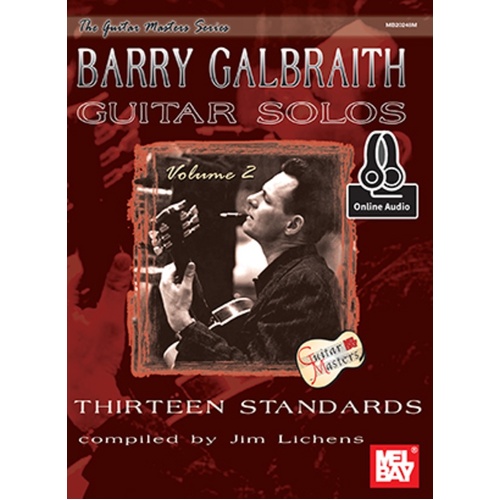 Barry Galbraith Guitar Solos Vol 2 Book/Oa (Softcover Book/Online Audio) Book