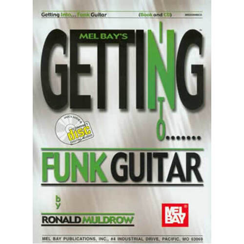 Getting Into Funk Guitar Softcover Book/CD