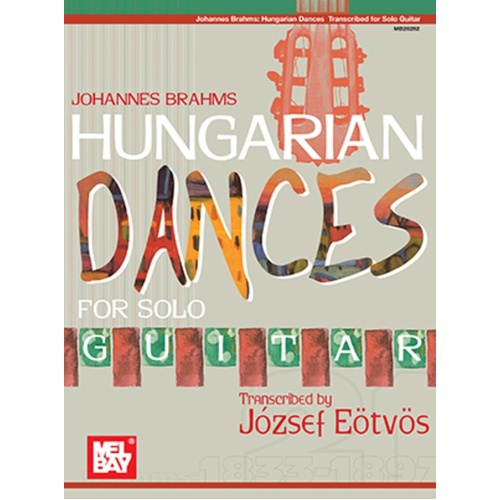 Johannes Brahms Hungarian Dances For Solo Guitar Book