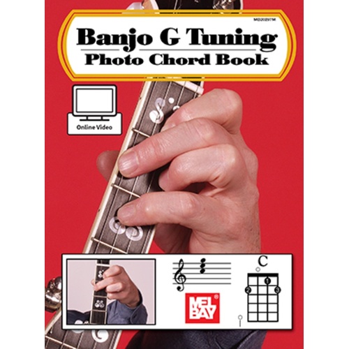 Banjo G Tuning Photo Chord Book (Softcover Book/Online Video) Book