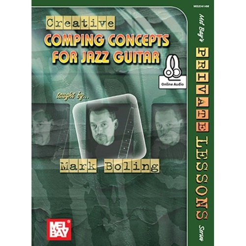 Creative Comping Concepts for Jazz Guitar Book with Online Audio