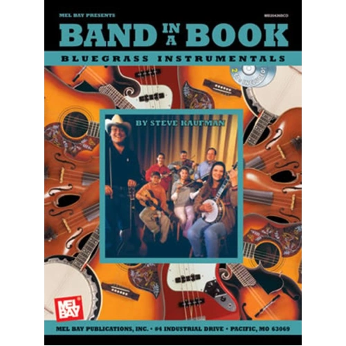 Band In A Book Bluegrass Instrumentals by Mel Bay Publications for Guitar