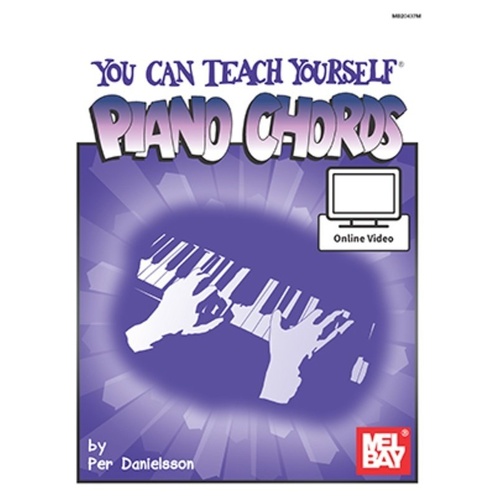 You Can Teach Yourself Piano Chords by Per Danielsson - 120 Pages, Mel Bay Publications, Includes Online Video Access