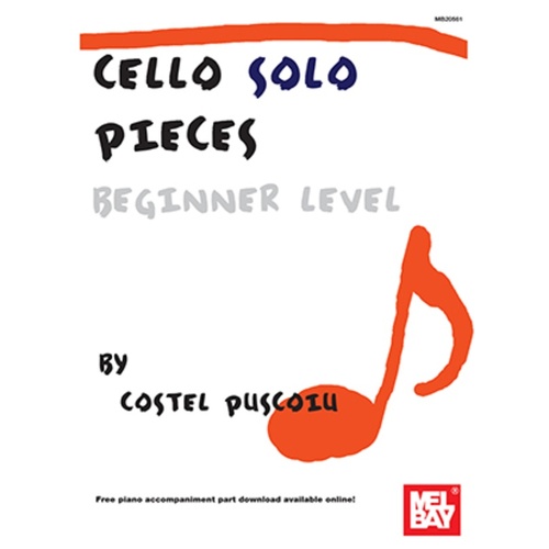 Cello Solo Pieces Beginner Level Book