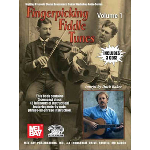 Fingerpicking Fiddle Tunes Vol 1 (Softcover Book/CD)
