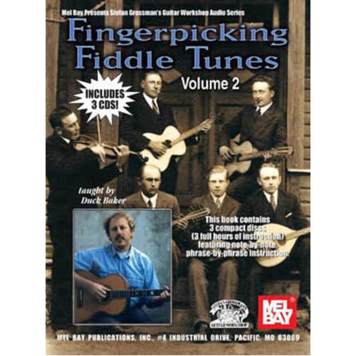 Fingerpicking Fiddle Tunes Vol 2 (Softcover Book/CD)