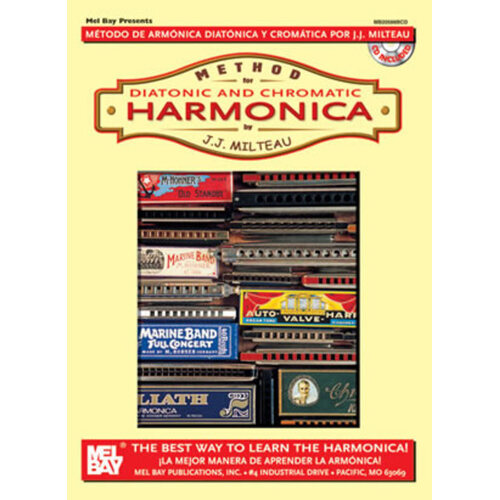 Method For Diatonic And Chromatic Harmonica (Softcover Book/CD)