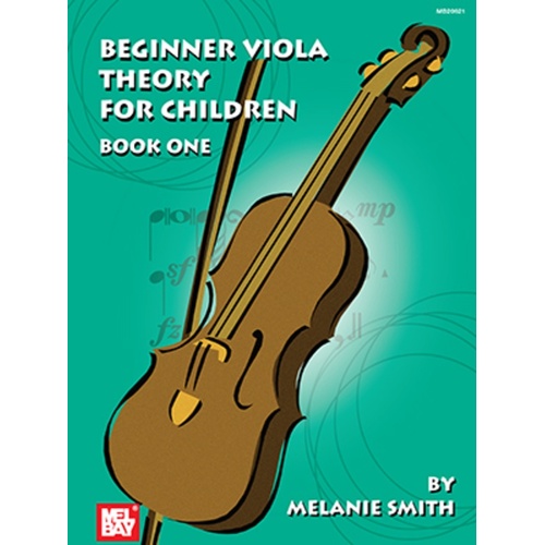 Beginner Viola Theory For Children Book One Book