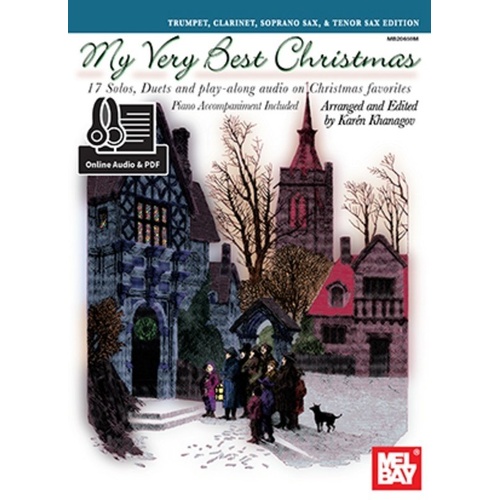 My Very Best Christmas Trumpet Clarinet Tenor Sax Book CD