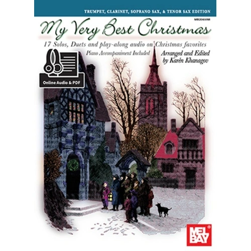 My Very Best Christmas Trumpet, Clarinet, Tenor Sax Book with CD