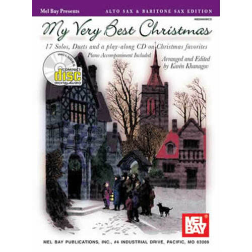 My Very Best Christmas A/Sax And Bar/Sax Book/CD Book