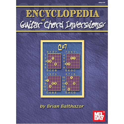 Encyclopedia Of Guitar Chord Inversions (Softcover Book)