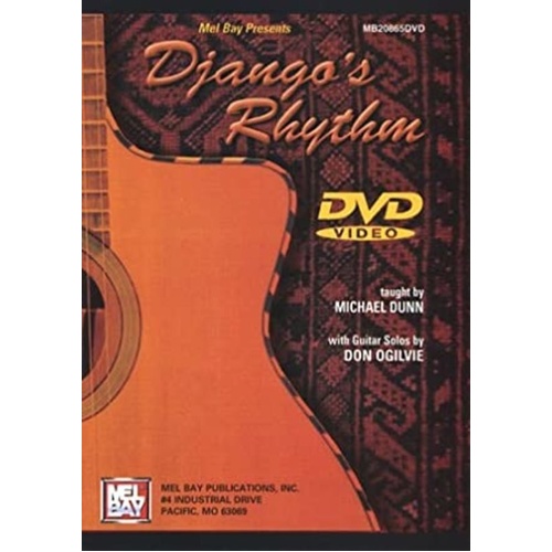 Django's Rhythm DVD by Mel Bay Publications - Guitar Instruction for Gypsy Jazz