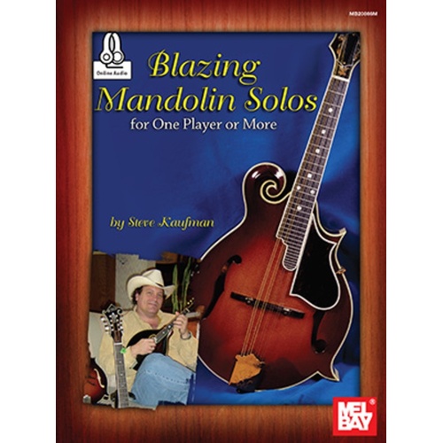 Blazing Mandolin Solos Book/Oa (Softcover Book/Online Audio) Book