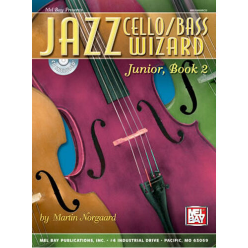 Jazz Cello Bass Wizard Junior Book 2 (Softcover Book/CD)