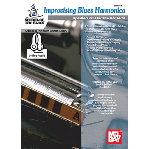 Improvising Blues Harmonica Book/Online Audio (Softcover Book/Online Audio) Book