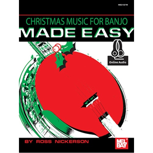 Christmas Music For Banjo Made Easy Book/CD Book