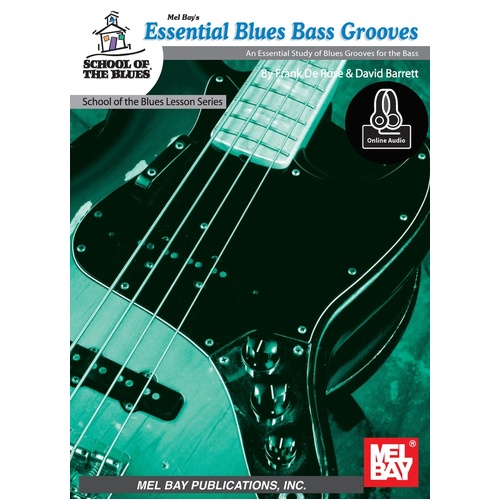 Essential Blues Bass Grooves Book/CD Book