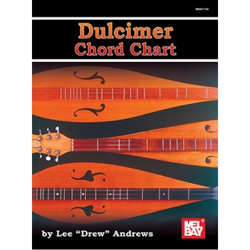 Dulcimer Chord Chart for DAD, DAC, DAA Tunings - Mel Bay Publications, 4 Pages