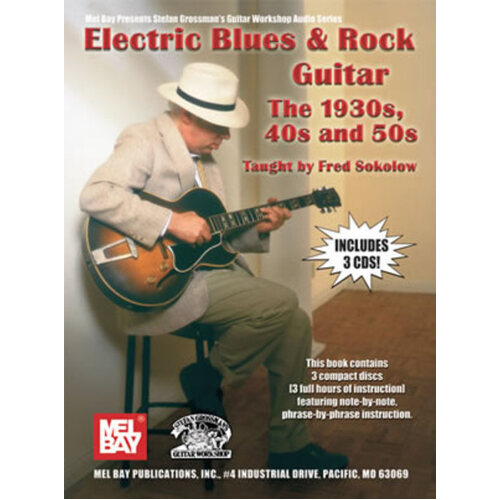 Electric Blues And Rock Guitar 1930's 40's 50's (Softcover Book/CD)