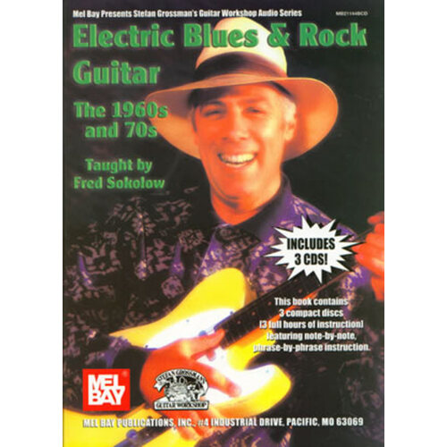 Electric Blues And Rock Guitar 1960's And 70's (Softcover Book/CD)