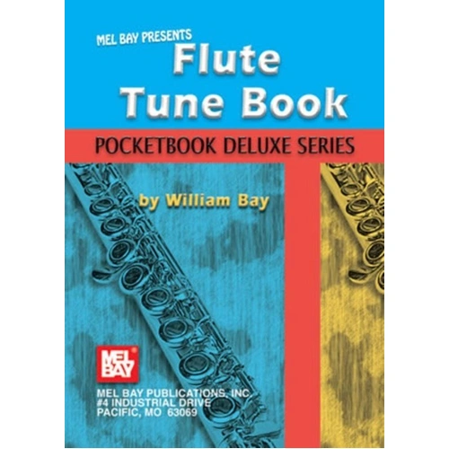 Flute Tune Book Pocketbook Deluxe Series - 96 Pages of Favorite Flute Tunes, Fingering Chart & Guitar Chords Included
