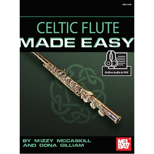 Celtic Flute Made Easy Book by Mizzy McCaskill with Online Audio Access