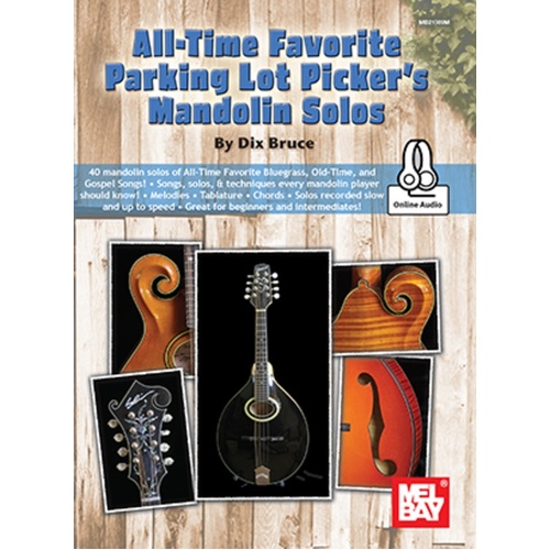 Parking Lot Pickers Mandolin Solos Book/Oa (Softcover Book/Online Audio) Book