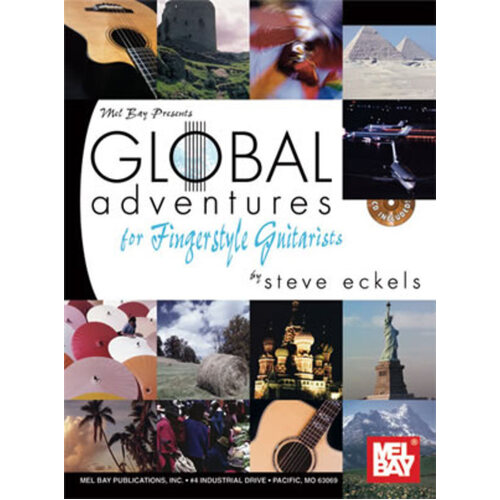 Global Adventures For Fingerstyle Guitar Softcover Book/CD