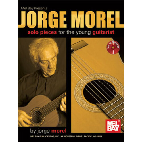 Jorge Morel Solo Pieces For The Young Guitarist (Softcover Book/CD)