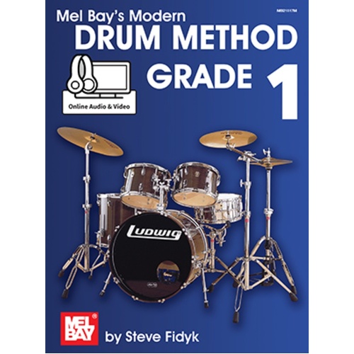 Modern Drum Method Grade 1 Book/Online Audio (Softcover Book/Online Media) Book