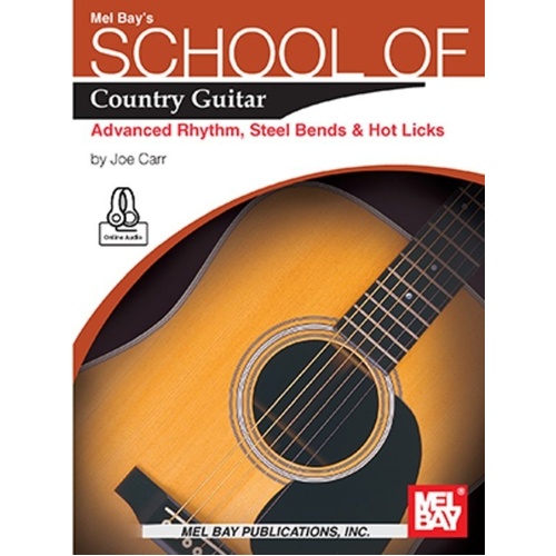 School of Country Guitar Advanced Rhythm Book with CD by Mel Bay Publications