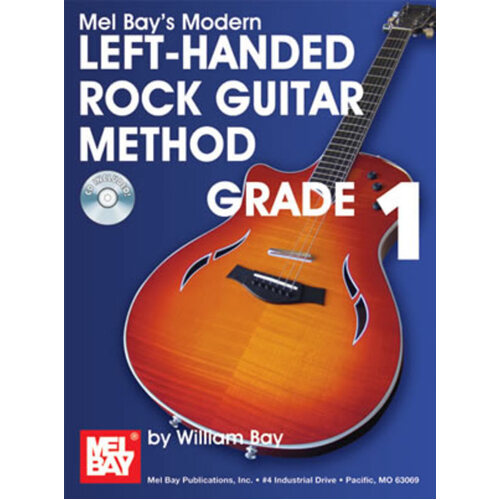 Modern Left Handed Rock Guitar Method Softcover Book/CD