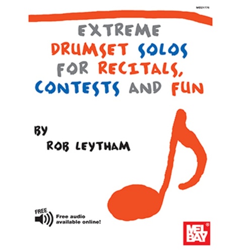 Extreme Drumset Solos For Recitals Book
